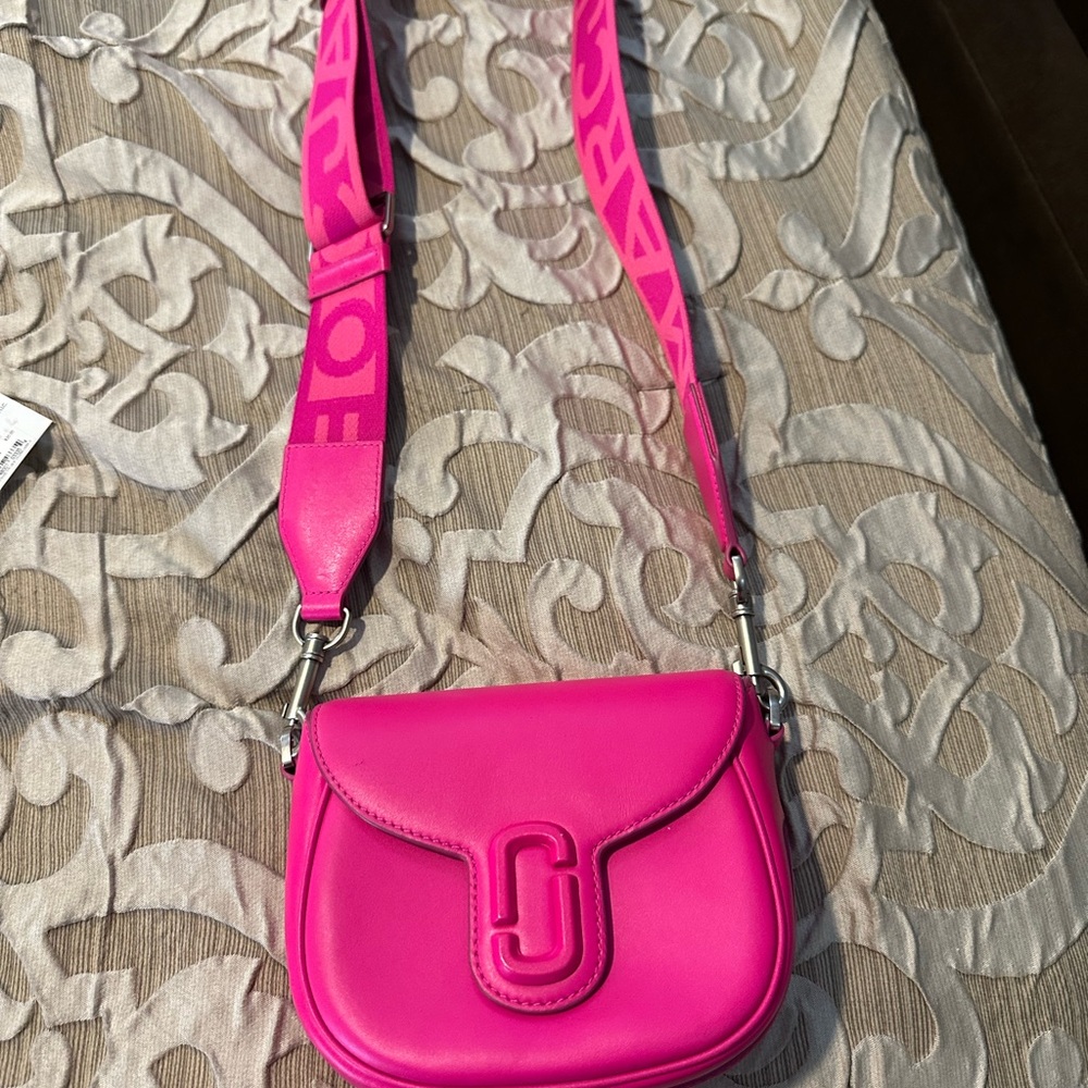 Marc Jacobs Vibrant Pink Crossbody Bag